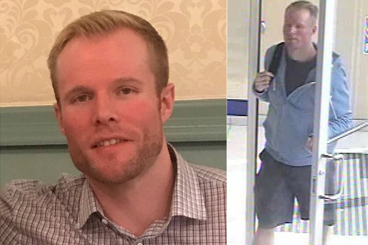 He was last seen in a grey zip-up hoodie, black tshirt, black shorts & carrying a backpack. He is known to travel between the West Shore and Lower Mainland. His black 2017 Ford Escape was recovered by West Vancouver police on Nov. 25 near the Park Royal Mall in West Vancouver.