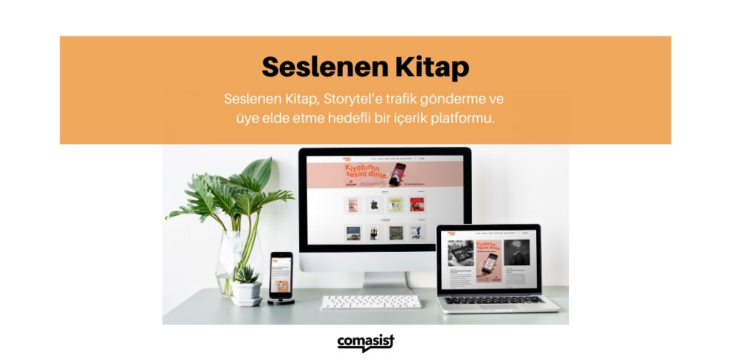 2020 yılının Nisan ayı sonunda canlıya alınan #SeslenenKitap ilk altı ay içinde temel anahtar kelimesi olan “sesli kitap” aramasında ilk sırayı ve %13 civarında CTR’ı yakaladı; belirlenen diğer anahtar kelimelerde ilk sayfada yer almayı başardı. seslenenkitap.com