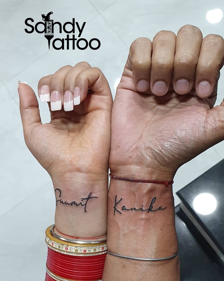 Tattoo uploaded by Vipul Chaudhary  Sandy name tattoo Sandy name tattoo  design Sandy tattoo ideas  Tattoodo