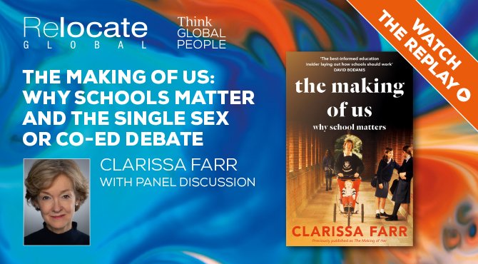 You can now view the webinar replay for - The Making of Us: Why Schools matter & the Single Sex or Co-ed debate

On the panel @FarrClarissa, @MerchiNews @sotogrande 

#InternationalEducation #Parents #Education #Educhat #SingleSexEducation #Debate

bit.ly/3pKV4Qz