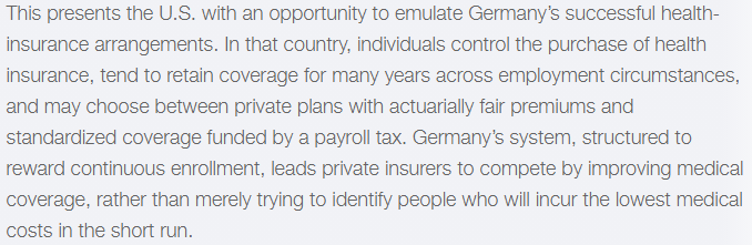 Germany's experience over recent decades demonstrates that a medically underwritten market with extended renewability and guaranteed issue system can thrive alongside each other:  https://www.manhattan-institute.org/continuous-renewable-coverage-americas-health-insurance-system