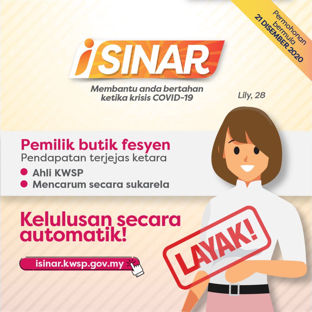 KWSPMalaysia's tweet photo. Sebenarnya ramai antara anda yang boleh memohon i-Sinar. Lihat senario-senario ini sebagai contoh. Kami akan pastikan urusan permohonan anda berjalan selancarnya.

#isinar #kwspisinar #kwspinfo #kwspahli https://t.co/WdwV2PRTqP