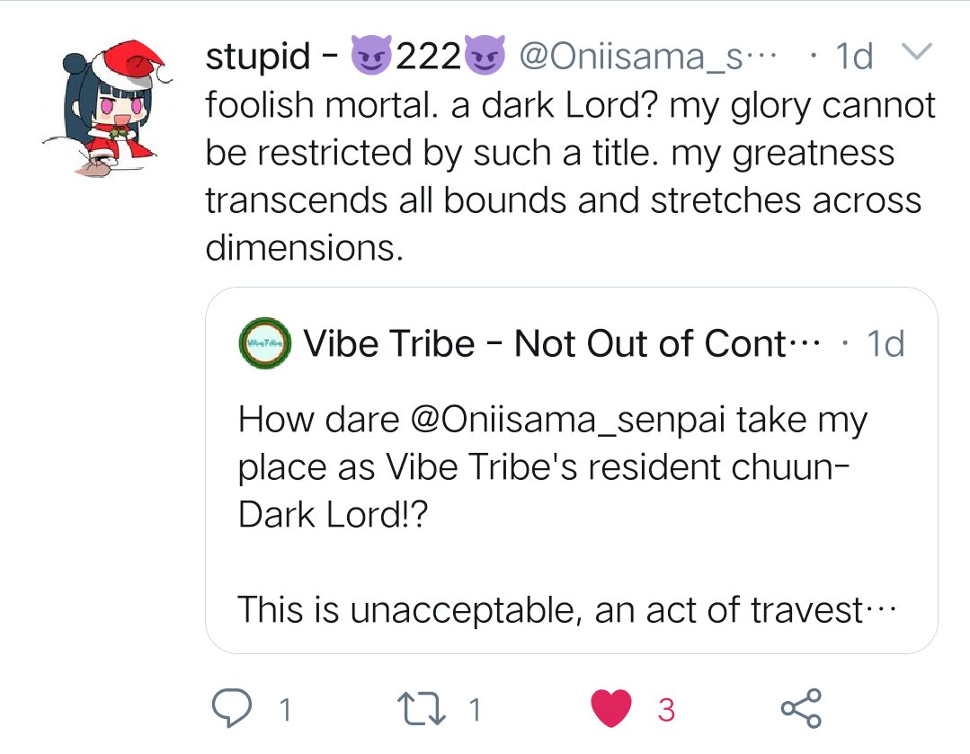 TribeOut's tweet image. Duality of @Oniisama_senpai