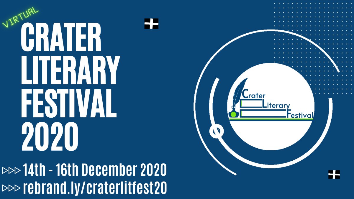 ITEI_NG's tweet photo. Crater Literary Festival 2020 - Virtual December - https://t.co/wjTqJ0O6G7 https://t.co/nJPNDMrPKH
