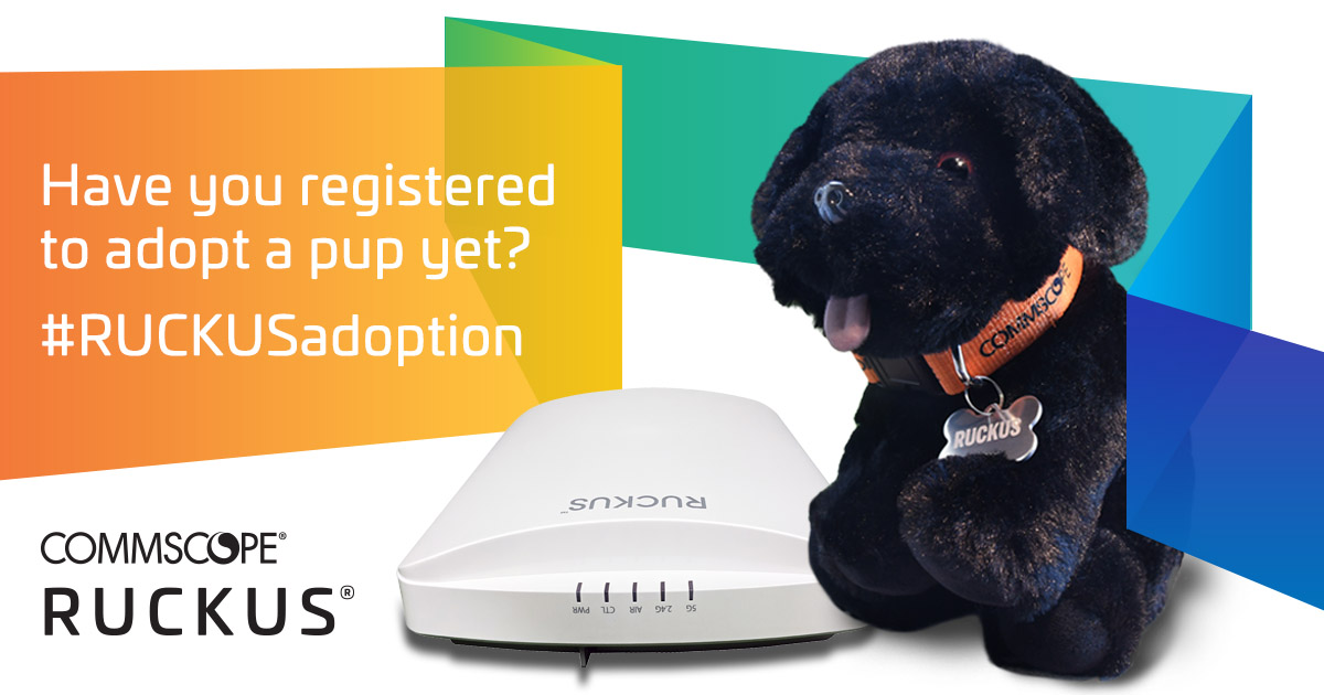 RUCKUS may now be part of #CommScope but the legacy remains strong. Here’s your chance to own a piece of that legacy by “adopting” a RUCKUS puppy through this giveaway. It’s super easy and will only take a moment to enter. bit.ly/39igi2G bit.ly/3nVgFUP