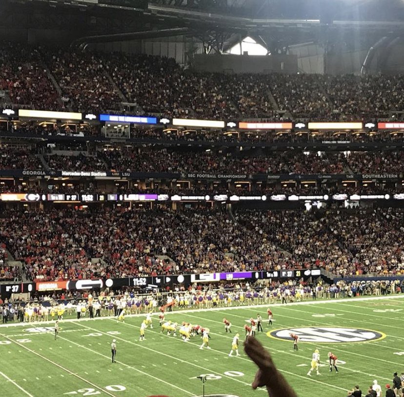 @TheStanchion @RobFai For me it was seeing Joe Burrow and the greatest college football team possibly ever beat Georgia in the SEC Championship game last year. What a game, what a team LSU were. Flew from Vancouver to Atlanta for it and have no regrets. https://t.co/NMMIxrVf3R