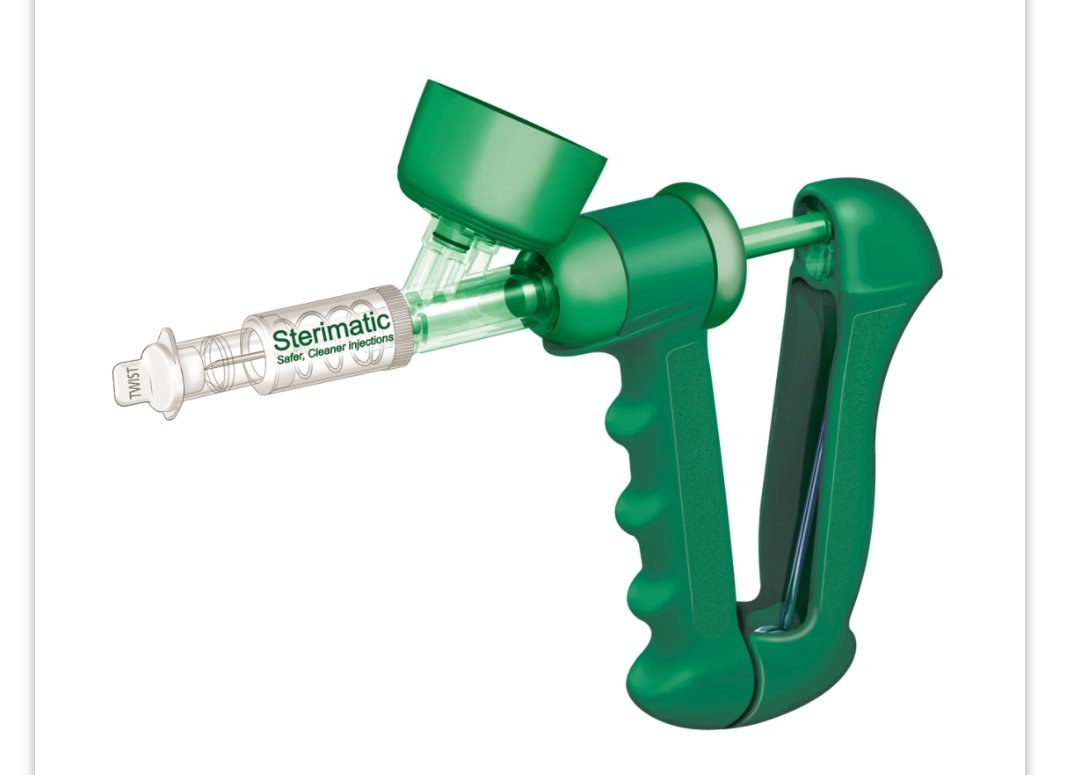 Just been on the phone to my hero GP brother who is working out how to give the #CovidVaccine to 7.5k patients. 

I said he needs a Sterimatic system plus sheep race. If he throws the empty vaccine bottles behind his head we reckon he could inject 100 people in one hour.
#helpful