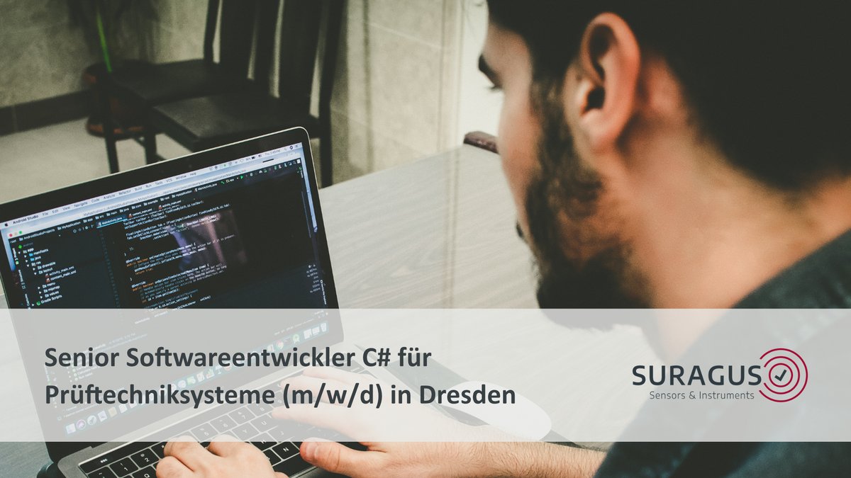 Wir haben einen #job als Senior #Softwareentwickler C# für #Prüftechniksysteme in #Dresden zu vergeben. Schaut vorbei und bewerbt euch jetzt! bit.ly/3lz9wbk 
#jobs #Stellenangebot #Stellenausschreibung