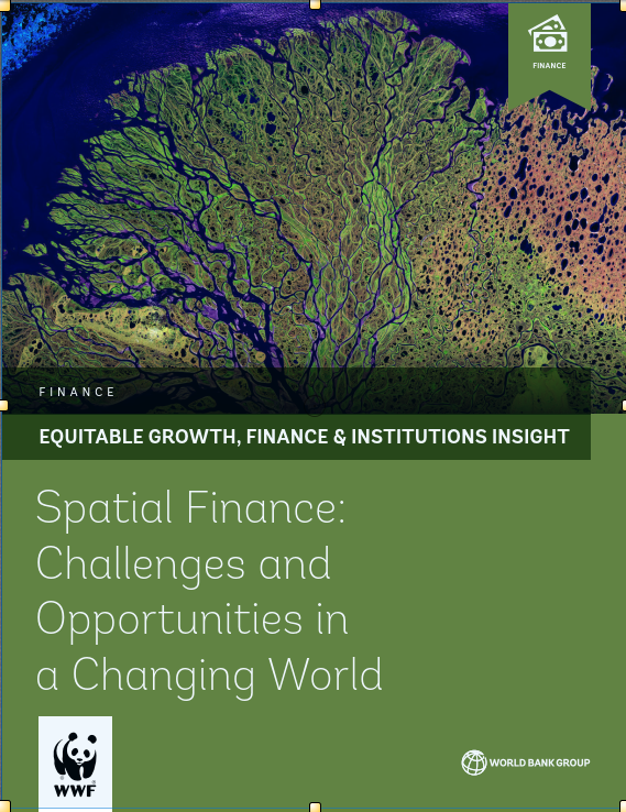 sschmittox's tweet image. @WWF @WorldBank  joint report on #spatialfinance outlining challenges and opportunities to help #greeningfinance. Dialogue between climate and environmental data experts and financial sector to determine needs and develop data solutions is key. wwf.org.uk/sites/default/…
