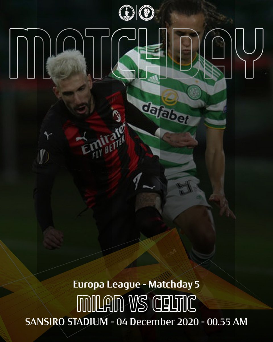 MILAN DAY! 🔴⚫

AC Milan akan menjamu Celtic dalam lanjutan #UEL matchday kelima! Peluang Milan untuk lolos ke fase 16 besar sangat besar! Mampukah Milan memenangkan pertandingan malam ini?

#ForzaMilan #WeAreACMilan #Milanisti #MilanistiIndonesia #ACMilan