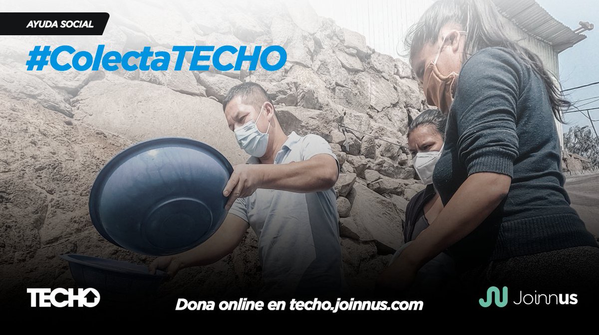 joinnus's tweet photo. #ColectaTECHO se realizará durante todo el mes de diciembre y será completamente virtual. 🤩
Te invitamos a apoyar el trabajo de @TECHOpe a través de tu donación ► https://t.co/K3fEB8BUjq https://t.co/xvxO4sf9Yi