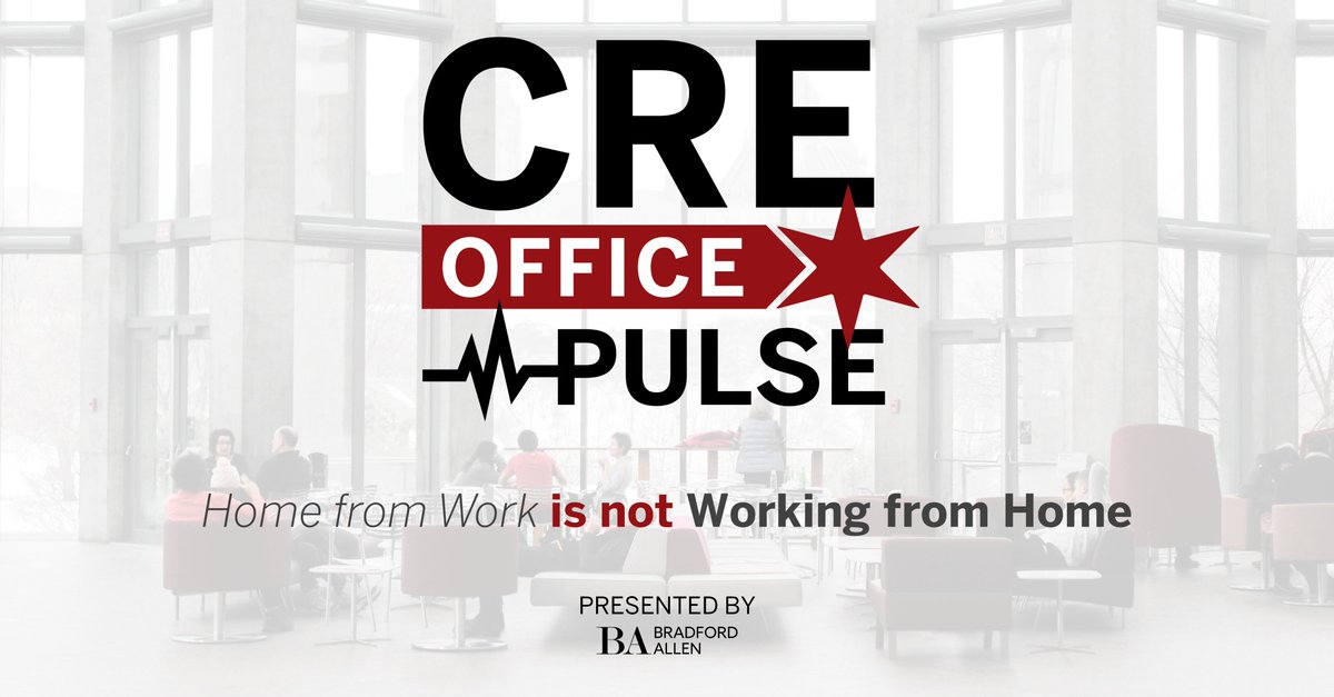 Bradford Allen presents: CRE Office Pulse, a new feature that examines the current state of the CRE office market. 

Read the article: bradfordallen.com/cre-office-pul…

#CREResearch #WorkfromHome #CommercialRealEstate