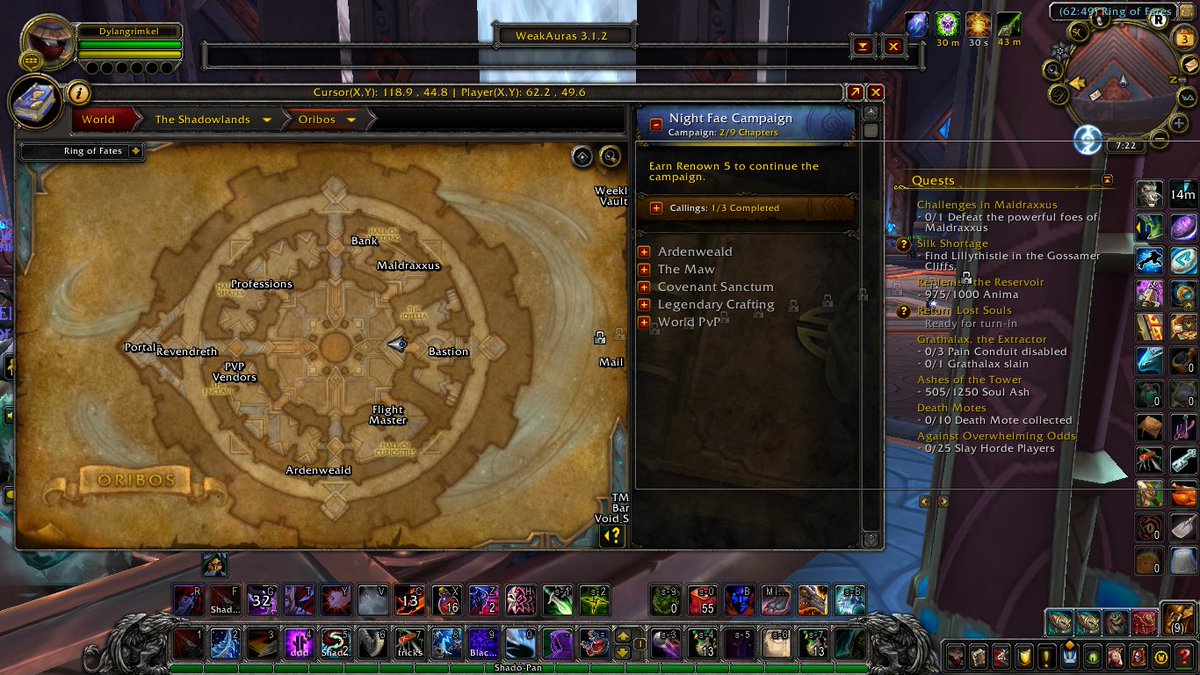 AntonioJ31's tweet photo. For those getting lost or confused about where places are in Oribos try using the weak aura Oribos Map Labels it has helped me a lot in navigating around the new hub. #worldofwarcraft #Shadowlands #weakaura https://t.co/3DRbloIbgI