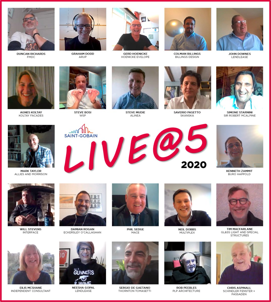 A huge thank you to all of our LIVE@5 guests! You made the #onlineevent a real success!  
We are looking for special guest nominations.
View the LinkedIn post by David Entwistle, our LIVE@5 host, and add your guest nominations in the comments - lnkd.in/dC4eR5J
#thankyou