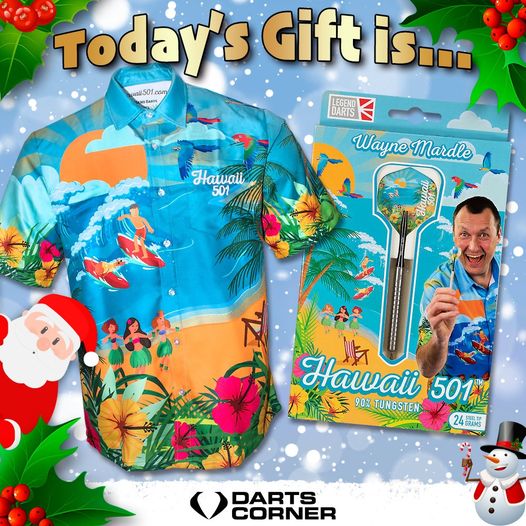 Darts Corner (@dartscorner) on Twitter photo The third winner of our Darts Corner 12 days of Christmas competition is Donna Dwyer from Australia.
Well done Donna, you have won yourself a set of <a href="/Wayne501Mardle/">WAYNE MARDLE</a> darts and a replica shirt. #12DCdays #legend #morewinners R/T to enter for tomorrow's draw The third winner of our Darts Corner 12 days of Christmas competition is Donna Dwyer from Australia.
Well done Donna, you have won yourself a set of <a href="/Wayne501Mardle/">WAYNE MARDLE</a> darts and a replica shirt. #12DCdays #legend #morewinners R/T to enter for tomorrow's draw