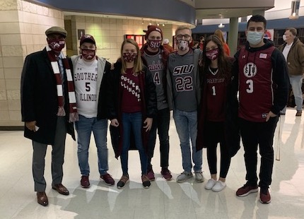 SIUChancellor's tweet photo. Great win against SEMO last night! #GoDawgs #Salukis https://t.co/jKw5H3hqKJ