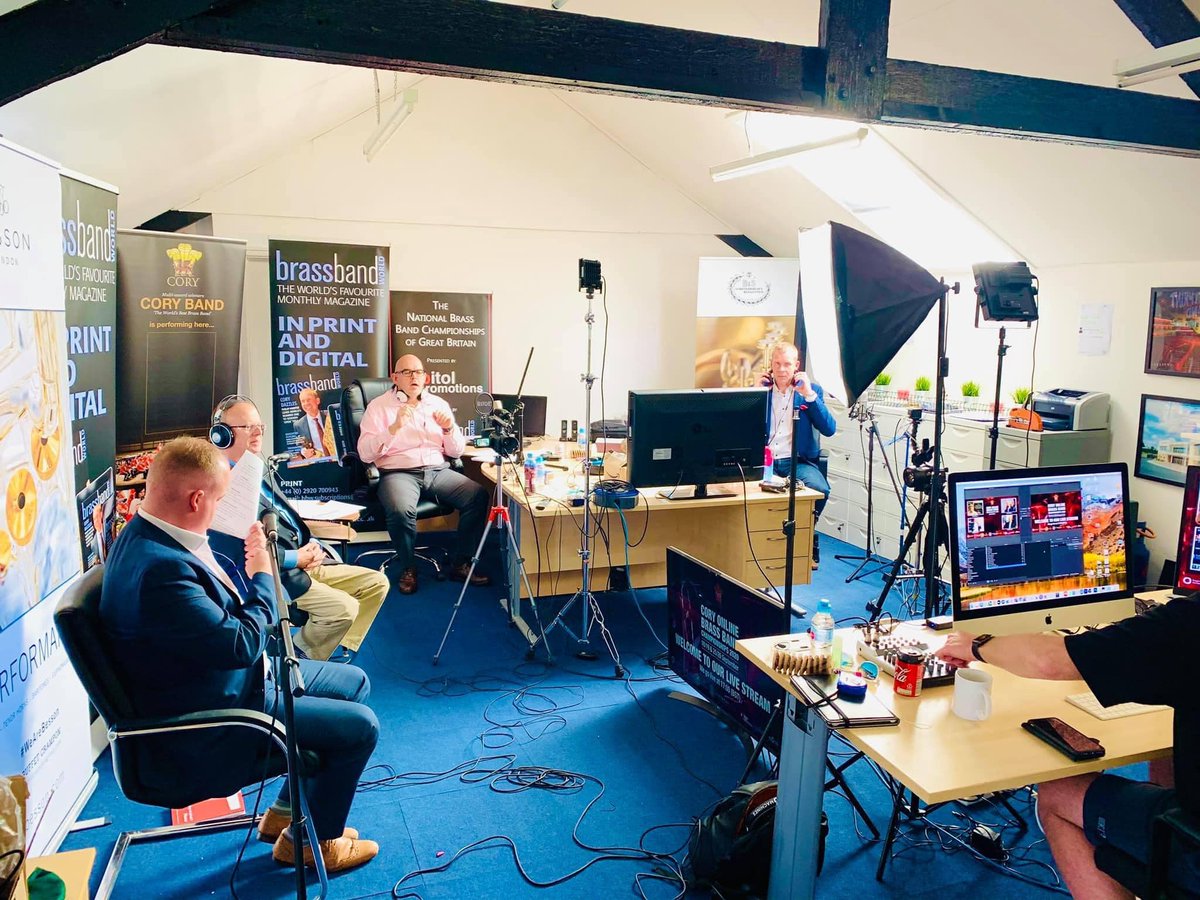 The line-up has been announced ahead of the 2021 Cory Online Championship, with an international array of bands set to take part.

➡️ Read more: ow.ly/U4EK50CBGS4
#brassband