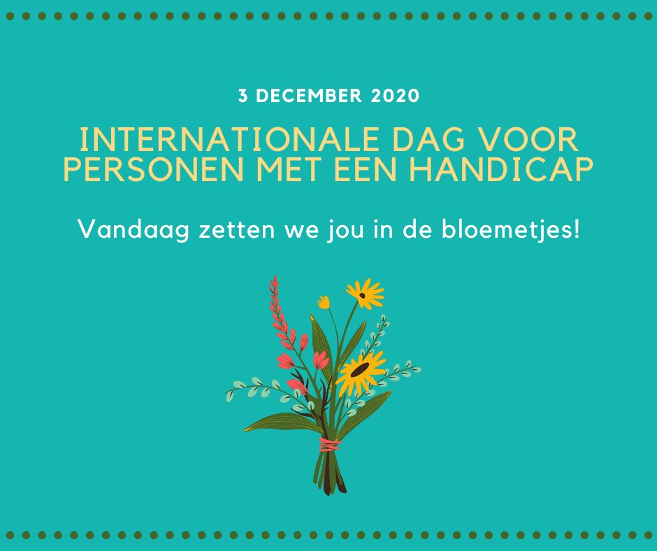Vandaag is het internationale dag voor personen met een handicap! Lees voor deze gelegenheid onze weetjes over handicap op facebook.com/VFGnationaal