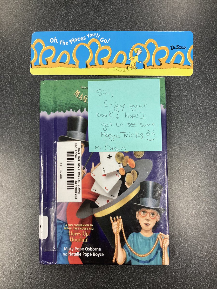 MaryBryantElem's tweet photo. eLearning Book Check Out! Thank you to our Media Specialist, Mr. Dagon, for the extra work and time making this happen! #TeamBryant @AddisonGDavis @HillsboroughSch https://t.co/kwY1OxFQys