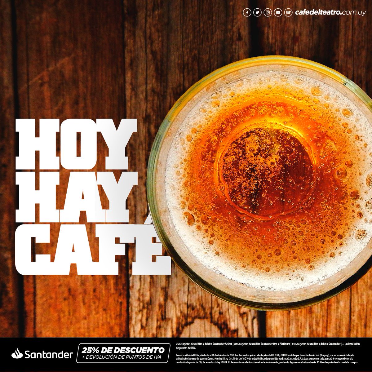 cafeflorencio's tweet photo. Llegó el #jueves y HAY CAFÉ 🍻🍻🍻

Hoy te esperamos desde las 20 hs. en 19 de Abril 928

➡️ Reservá tu mesa por WhatsApp al 092548369

⚠️ Capacidad LIMITADA ⚠️ https://t.co/Se3SOwk4nR