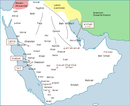 ❝Quant aux Hudhayl, leur pays se situe au Mont Sarawat, (...) aux abords d'Al-Ta'if. Ils se composent de deux clans: Sa'd & Lahyan.Des Bani Sa'd sont issus le célèbre sahabi 'Abd Allah ben Mas'ud ainsi que l'historien Al-Mas'udi.❞[Ibn Khaldūn, Kitāb ul-'Ibar | T.2 p. 319].