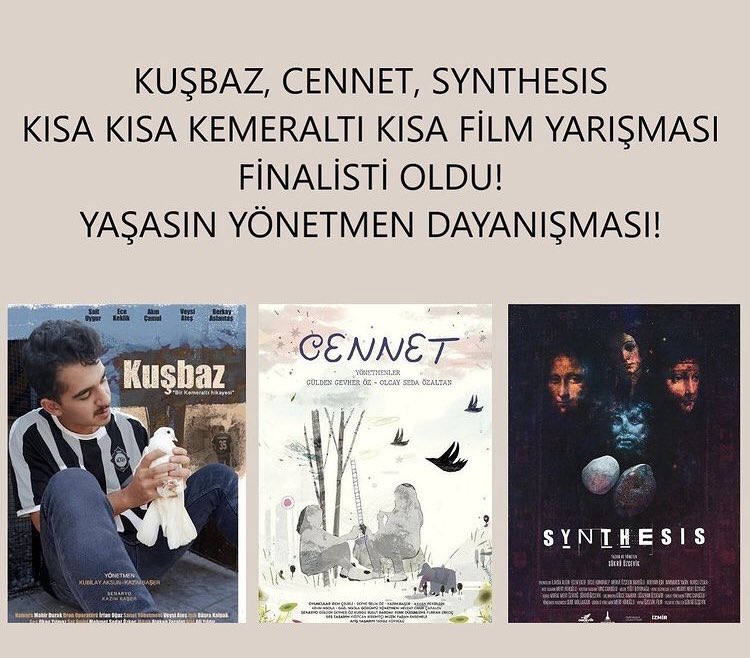 Irfanoguzz's tweet photo. Büyük mücadelenin eseri, 128 film arasında İki kısa filmimiz Cennet ve Kuşbaz Finalist oldu 🎬🎥🙏 https://t.co/gzjJzJTaM5