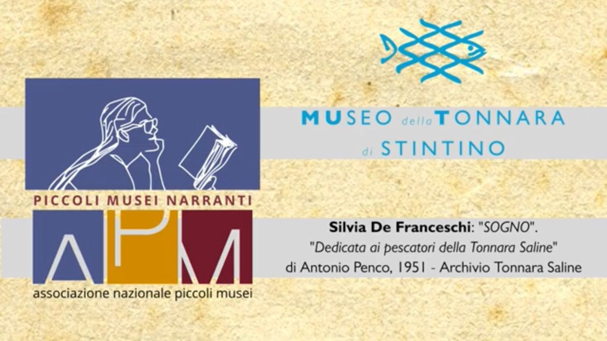 mut_stintino's tweet photo. Terzo appuntamento con Piccoli Musei Narranti.
Silvia De Franceschi legge “Sogno”, poesia di Antonio Penco dedicata ai pescatori della Tonnara Saline. 

https://t.co/s0jiaiaNmb

#piccolimuseinarranti
#chiusinonfermi https://t.co/KBAUJsmrLZ