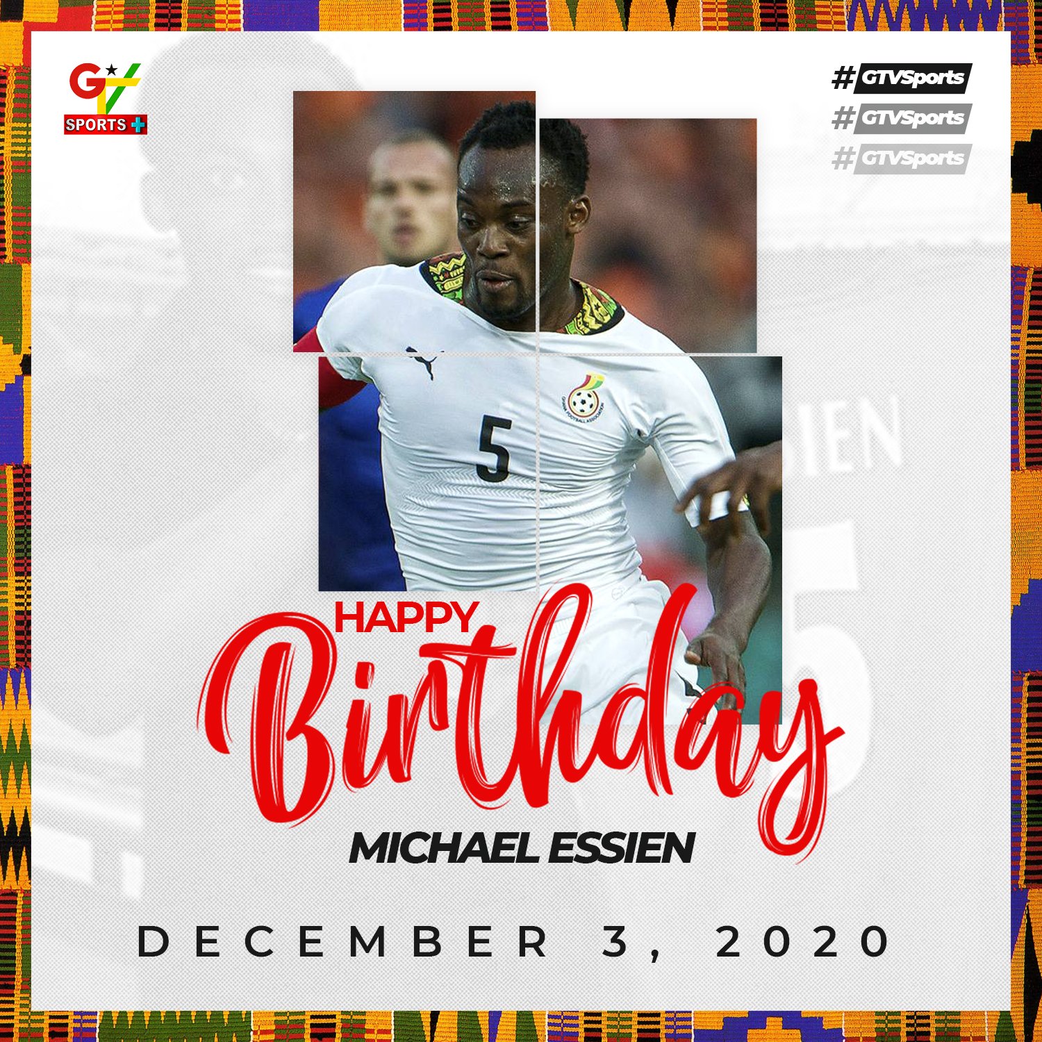 Happy birthday to the former Black Stars player and a Chelsea legend, Michael Essien  