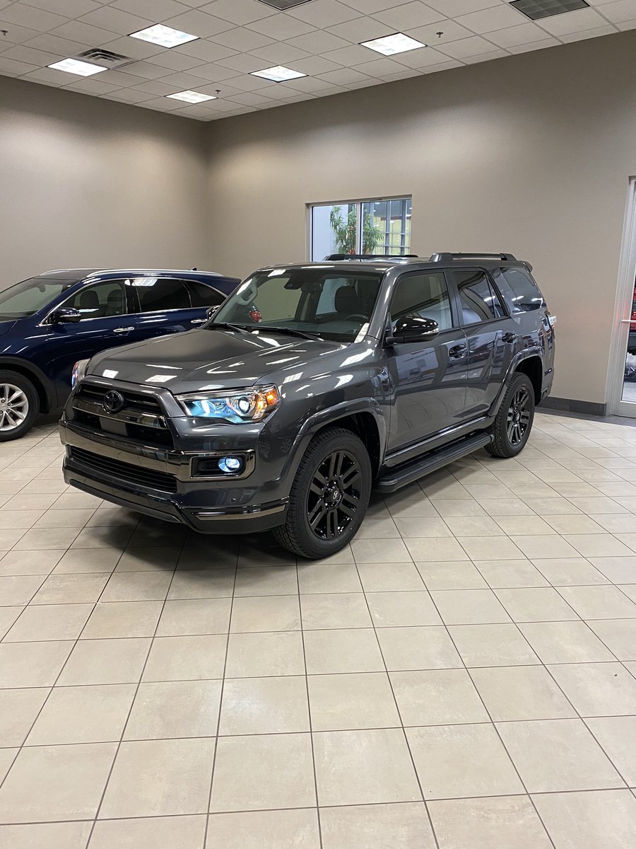 ☑️2021 Toyota 4 Runner Nightshade☑️ Congratulations to Amanda Mullins on her new vehicle❗️She came in requesting a Nightshade edition and we used our resources to find the exact car she wanted. We get the job done @ Cronin Toyota/Nissan!!