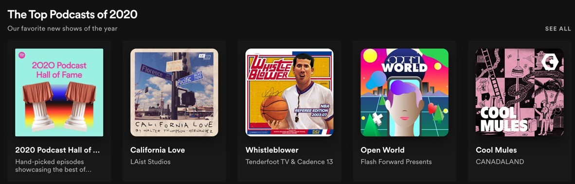 OpenWorldPod's tweet image. We're so excited to be part of @SpotifyUSA's Top Podcasts of 2020 and favorite new shows of the year! 

Thank you to the creators for sharing their stories with us: @nkjemisin @OBSIDIANPodcast @circecircuits @Annaleen @needsanamepod @HugHousePods @TheTruthFiction @charliejane! 🚀