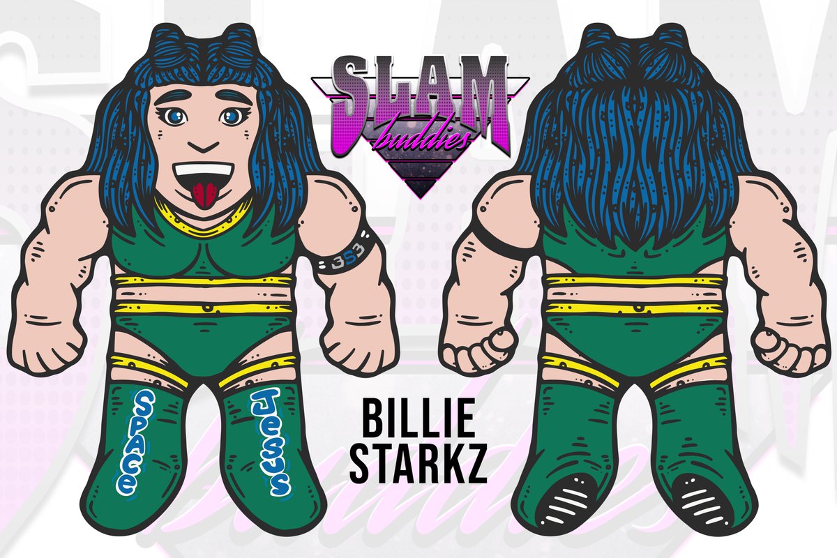 had the pleasure of doodling up this rad doll of @BillieStarkz for @SlamBuddies - good times!

as seen in @GCWrestling_ @EMERGEWrestling @ZERO1USA @BLabelPro @ovwrestling @WrestleACTION1 and many more!

cheers!