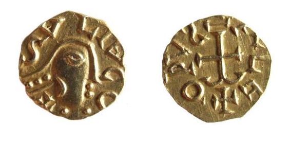 With regard to the Anglo-Saxon trading site at Garwick, near Sleaford, the book discusses this at length & the new intro notes some new finds and briefly discusses Adam Daubney's work on this important site (pic: a 7thC continental gold tremissis found at this site, LIN-B70DC6).