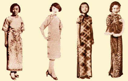 This modified Qipao became known as the "long dress" (長衫 - Mandarin Chinese: chángshān, Shanghainese: zansae, Cantonese: chèuhngsàam) which is why it's referred to as a "cheongsam" in the English language.