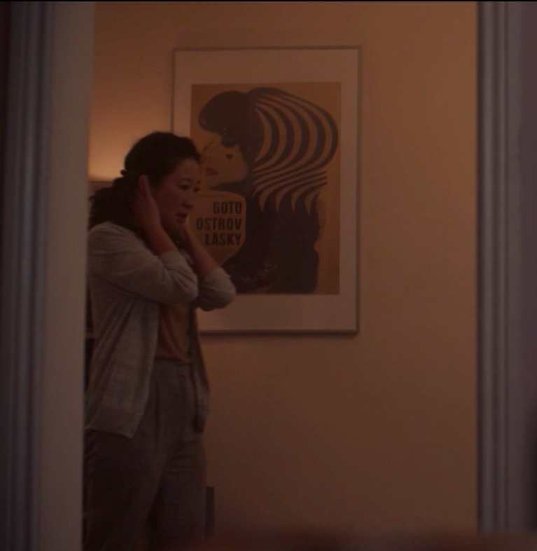 by Karel Vaca, 1970, Czech artistFor the film: Goto, Island of love (1970)This film takes place in Goto, an island where walls crumble because the inhabitants lack the will to repair them. There's a sense that time has stood still on the island. 1/4