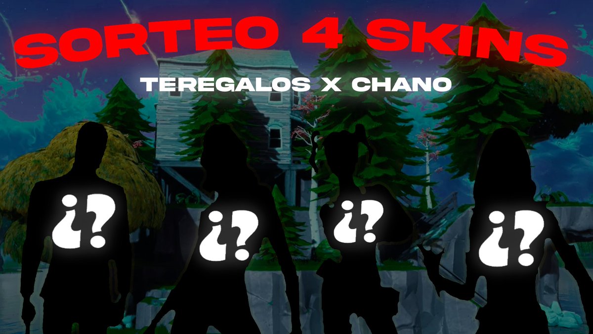 Chano1x's tweet photo. 😈SORTEO 4 SKINS😈

Requisitos👇
-Sigue a 
-@TEregalos_
-@DanimaFn
-@Chanofn_
-Da RT🔃
🔔Acaba el 7 de Diciembre🔔 https://t.co/GDSfcS7zmU