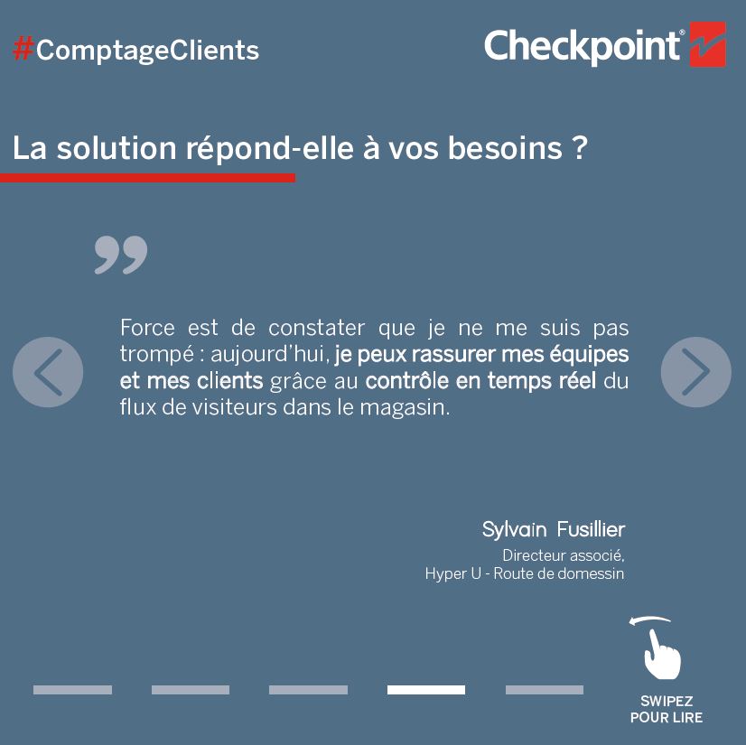 Hyper U Pont de Beauvoisin a choisi #SmartOccupancy pour gérer le flux de visiteurs en magasin 👨‍👩‍👧‍👦 !

Nous avons posé 3 questions au directeur à propos de la solution ⬇

Merci de votre confiance @ULesCommercants .

#SystemeU #CheckpointSystems #ComptageClients #Sécurité #Covid19