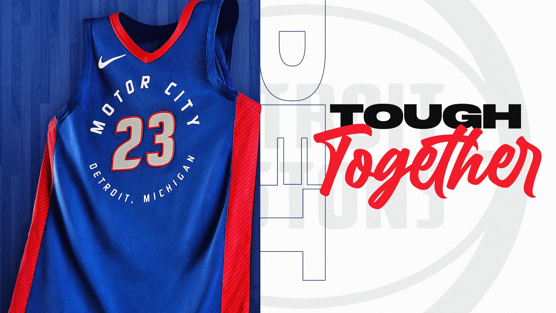 Detroit Pistons Nike 'City Edition' jersey