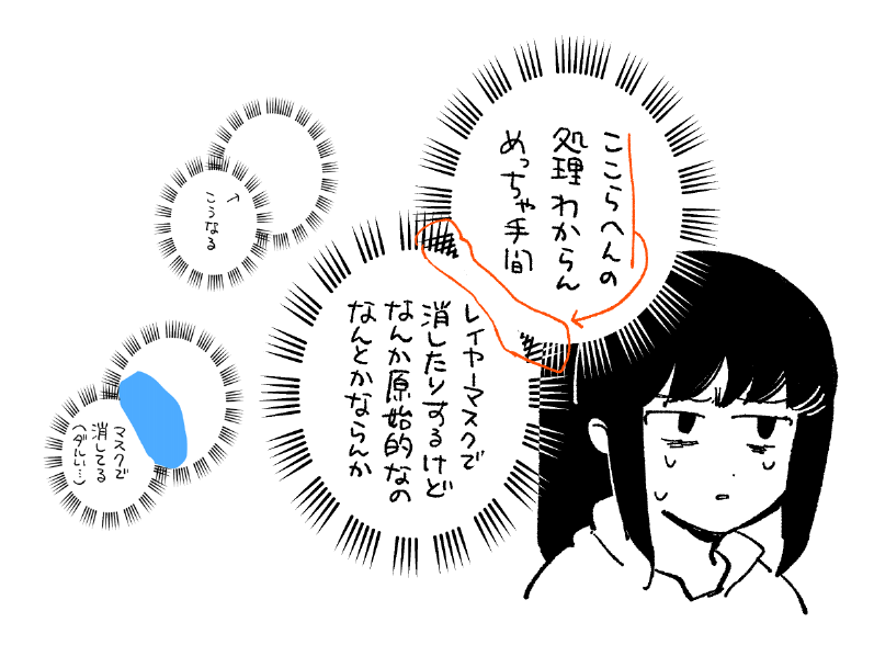 私のフキダシツールの悩み これ いい作戦があるのだろうか 