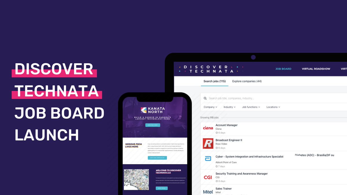Calling all job seekers! Today, the Kanata North Business Association is launching their new and improved job board. If you're serious about a successful career in tech, knowing where to start is easy. Kanata North. Visit the job board here: hubs.ly/H0BRlxn0 <a href="/kanatanorthba/">Kanata North BA</a>