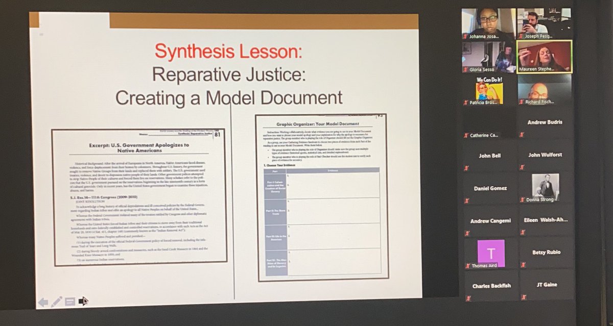 LICSSNews's tweet photo. .@ChoicesProgram at Brown University providing an excellent webinar to @LICSSNews members. Almost 60 members taking advantage of this great opportunity! @JoePesqEducates @OBSocialStudies @sro2102 @Gordond1117 @Brian_Doelger #licss https://t.co/6ZfFIDMi2s