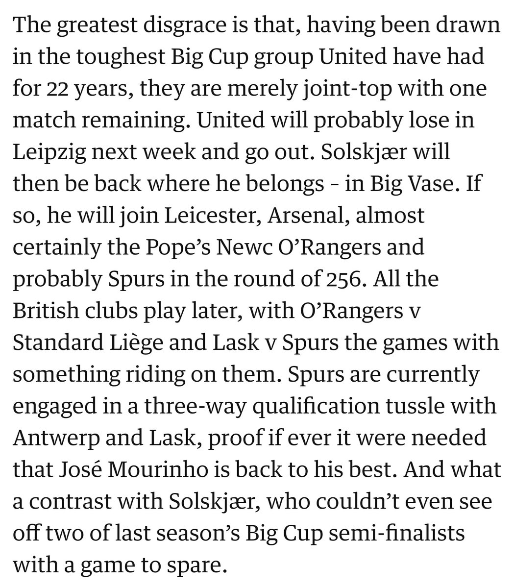 UtdArena's tweet image. This is a fantastic summary of some of the overreaction against Solskjær and this current team.