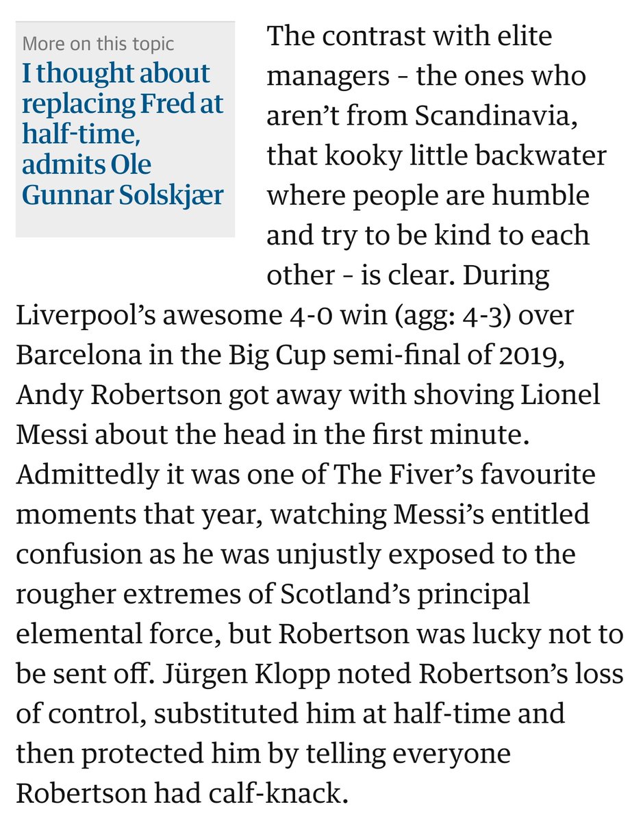 UtdArena's tweet image. This is a fantastic summary of some of the overreaction against Solskjær and this current team.