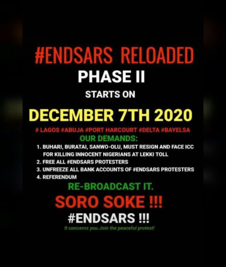Biafran_First's tweet photo. Hello Fam! #EndSARS is currently trending at no. 1 with over 278k tweets. We can make it hit 1million tweets by just retweeting and tweeting aggressively with the hashtag #Endsars . https://t.co/0ZA4hmIqiY
