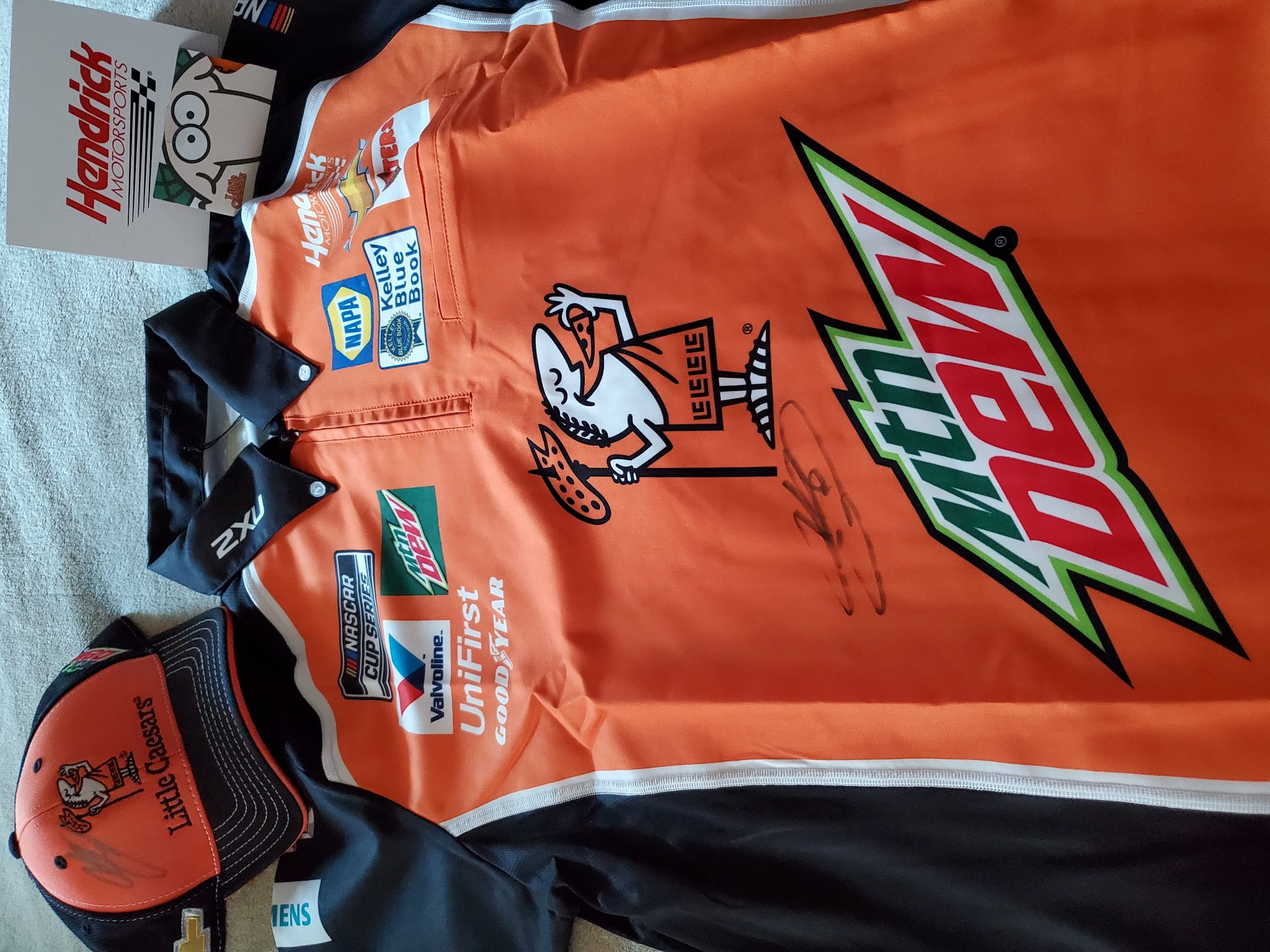 Happy Birthday Thomas! I have this autographed shirt & hat signed by Chase Elliott .  