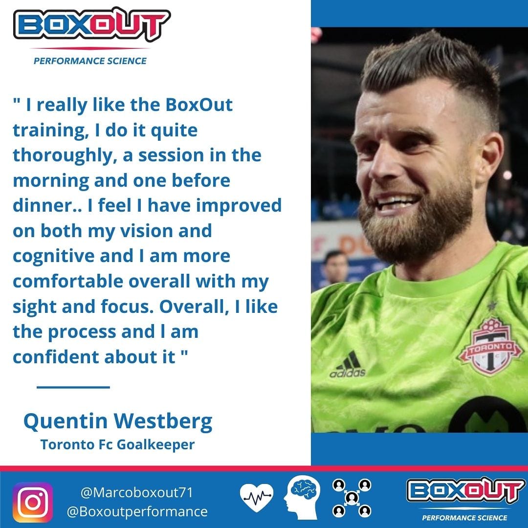 ⚽️ @QuentinWestberg ⚽️
👀🧠📈
#BoxOutPerformance #NeckUpCheckUp #ChampionProgram #BoxOutTraining #MentalDevelopment #MindSet #Soccer #PersonalDevelopment  #Train #Visual #Cognitive #Psychology  #Development #tfc  #Athletics #athlete #Goalkeeper #coach #performance