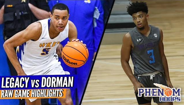 PhenomMixtapes's tweet photo. HIGHLIGHTS: Legacy's Bryce McGowens X Jacobi Wright TOO MUCH vs Defending State Champs Dorman HS!
#PhenomHoops 

Full Highlights: https://t.co/rHeQaAIQ9X https://t.co/775kJkhy5K