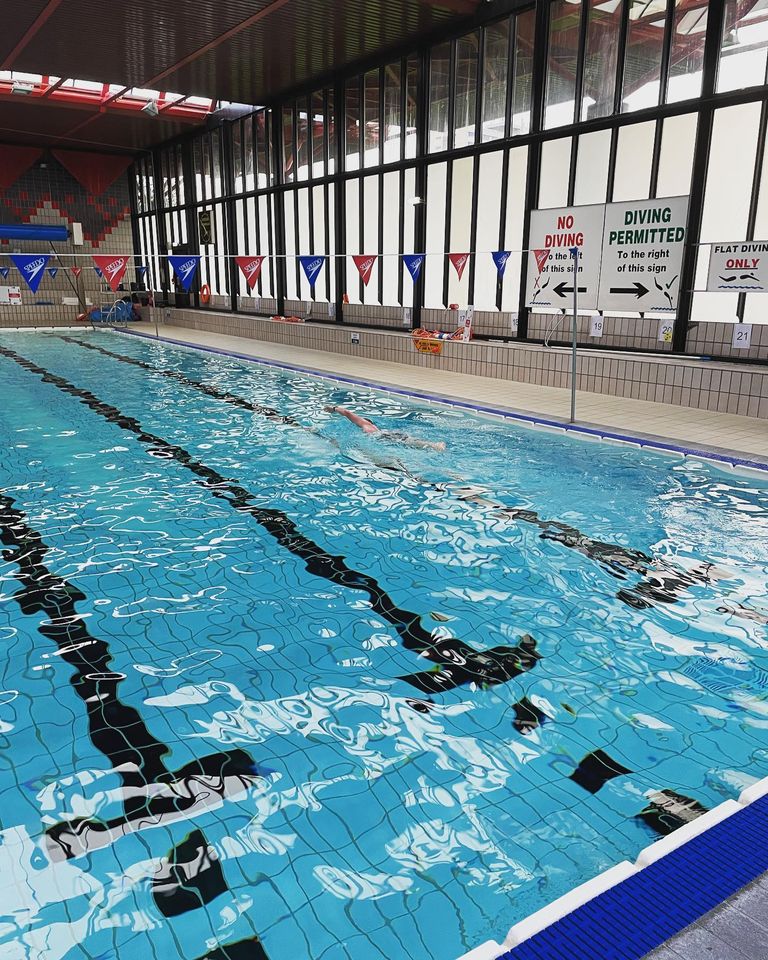 Freedom ... back in the pool