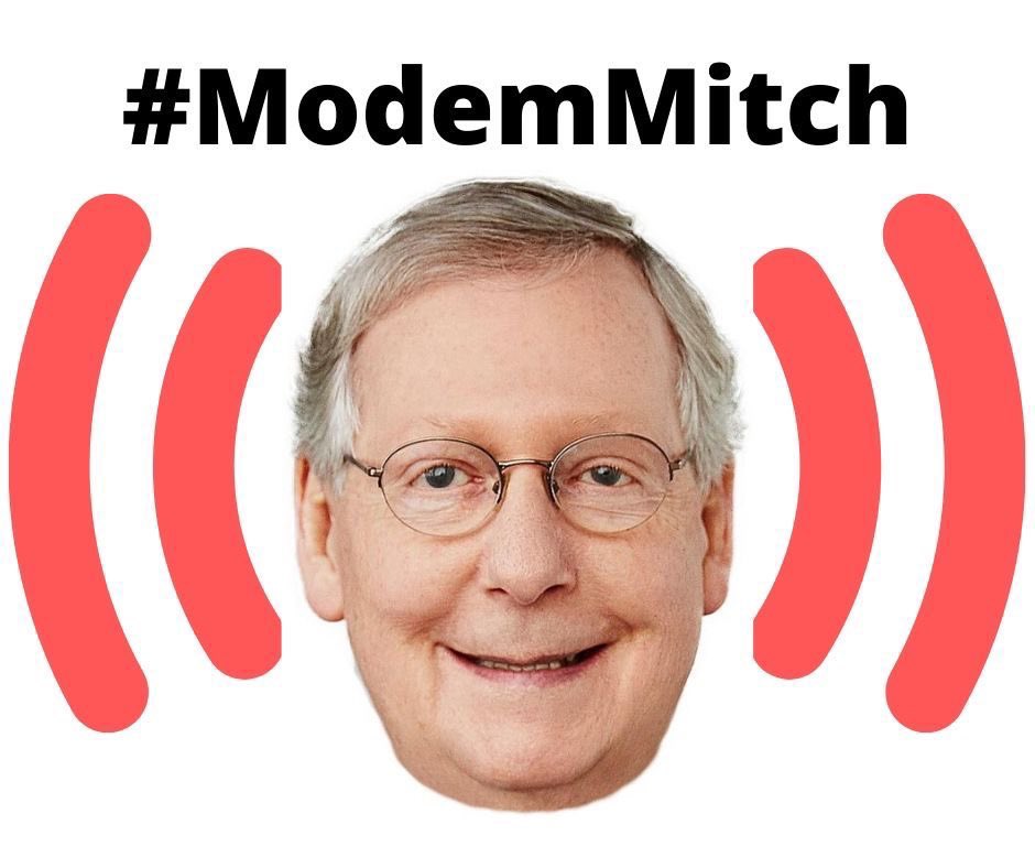 jennycohn1's tweet photo. Dear Republican voters: Congress knew BEFORE the election that officials wld connect voting machines to the internet. Thatโs why Ds tried to pass the #SAFEAct which wld have banned this, but @MarshaBlackburn & @senatemajldr killed it. Ask them why. #ModemMarsha #ModemMitch 1/ https://t.co/xWGmWAa85I
