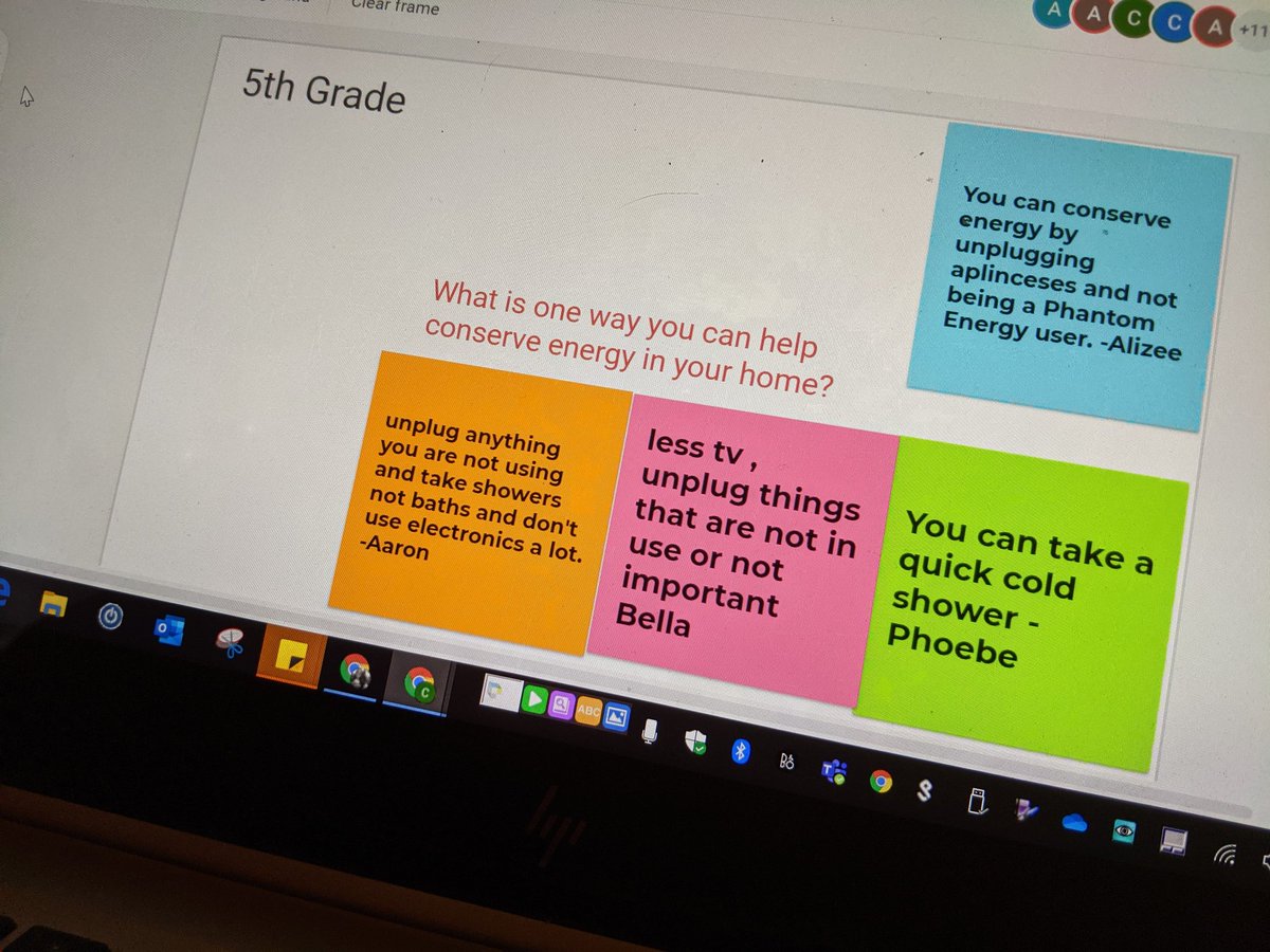 Some fun energy conservation learning in virtual green school club today! #psegoesgreen @dimoore7 @JMartinPSES @Tommy_Fare