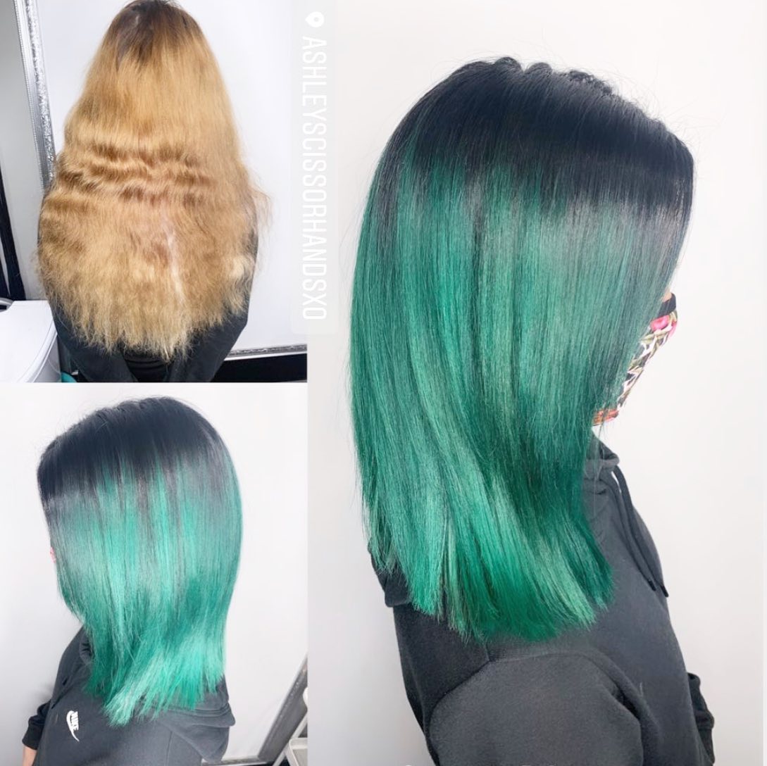 manicpanicnyc's tweet image. 😍 @ashleyscissorhandsxo  #EnchantedForrest  Get the look: ManicPanic.com